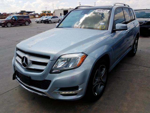 WDCGG0EB8DG081485 - 2013 MERCEDES-BENZ GLK 250 BL BLUE photo 2