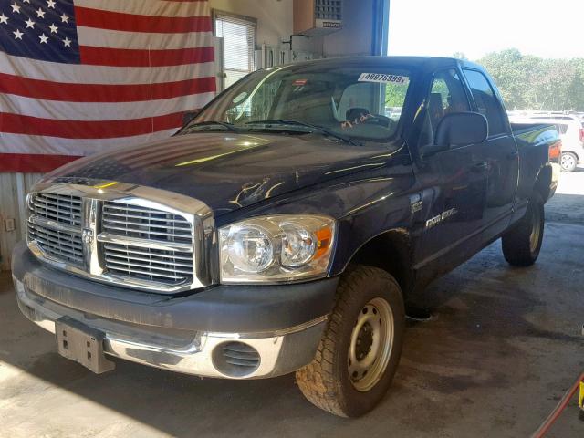 1D7HU182X7J598269 - 2007 DODGE RAM 1500 S BLUE photo 2