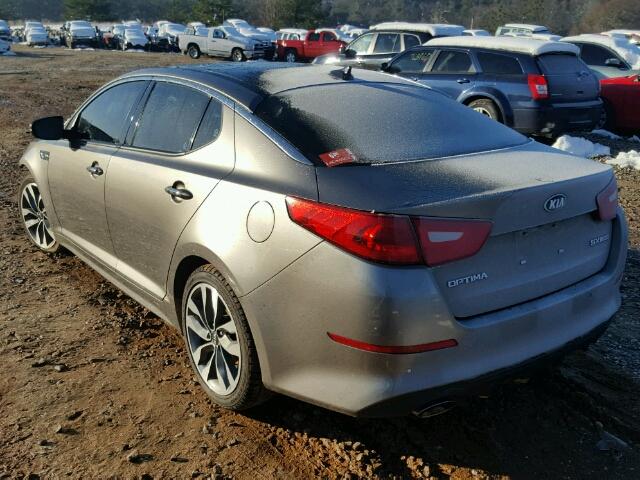 5XXGR4A62EG256435 - 2014 KIA OPTIMA SX SILVER photo 3