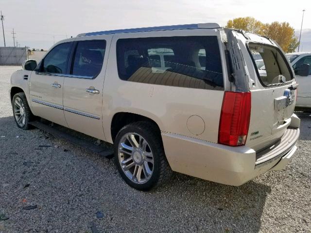 1GYUKKEF9AR195477 - 2010 CADILLAC ESCALADE E WHITE photo 3