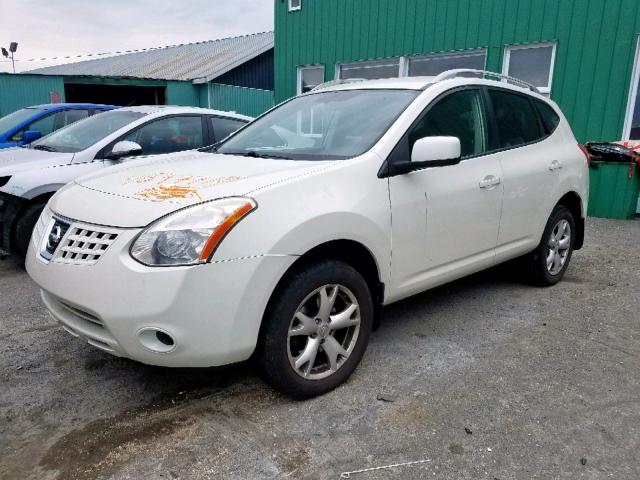 JN8AS58T69W050717 - 2009 NISSAN ROGUE S WHITE photo 2