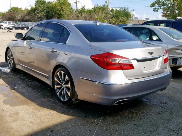 KMHGC4DH0DU235991 - 2013 HYUNDAI GENESIS 5. SILVER photo 3