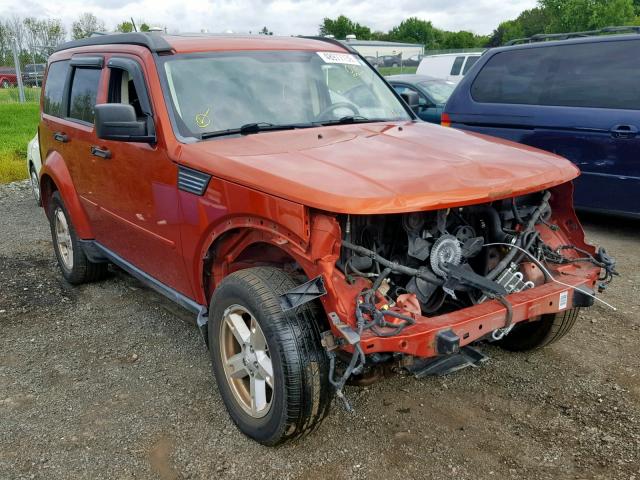 1D8GU58K47W608957 - 2007 DODGE NITRO SLT ORANGE photo 1