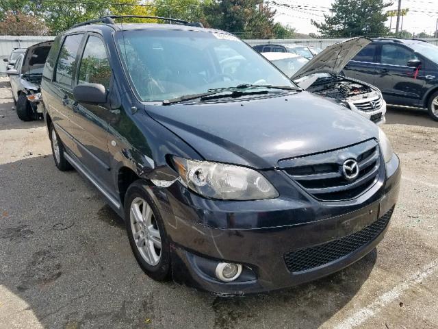 JM3LW28J140529278 - 2004 MAZDA MPV WAGON BLACK photo 1