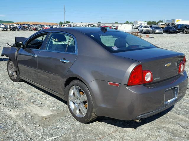 1G1ZC5E04CF298860 - 2012 CHEVROLET MALIBU 1LT ნაცრისფერი ფოტო 3