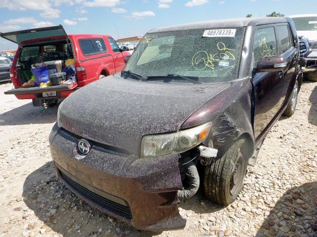 JTLZE4FE7CJ013219 - 2012 TOYOTA SCION XB ბურგუნდია ფოტო 2