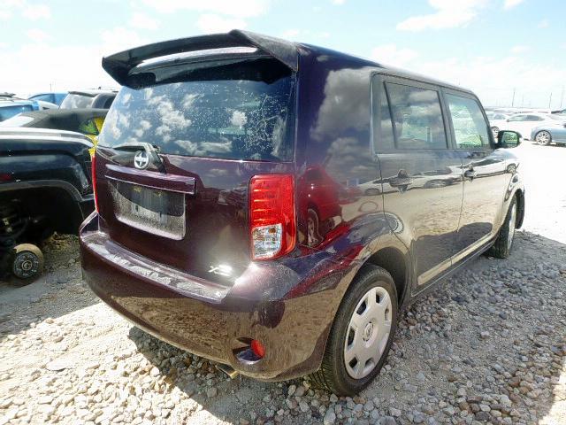 JTLZE4FE7CJ013219 - 2012 TOYOTA SCION XB ბურგუნდია ფოტო 4