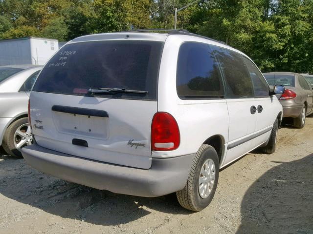 2P4FP2534WR699213 - 1998 PLYMOUTH VOYAGER WHITE photo 4