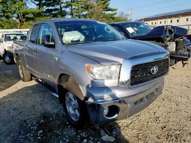 5TBBT541X7S451808 - 2007 TOYOTA TUNDRA DOU SILVER photo 1