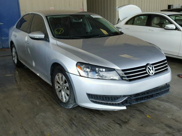 1VWAH7A38CC056671 - 2012 VOLKSWAGEN PASSAT S SILVER photo 1