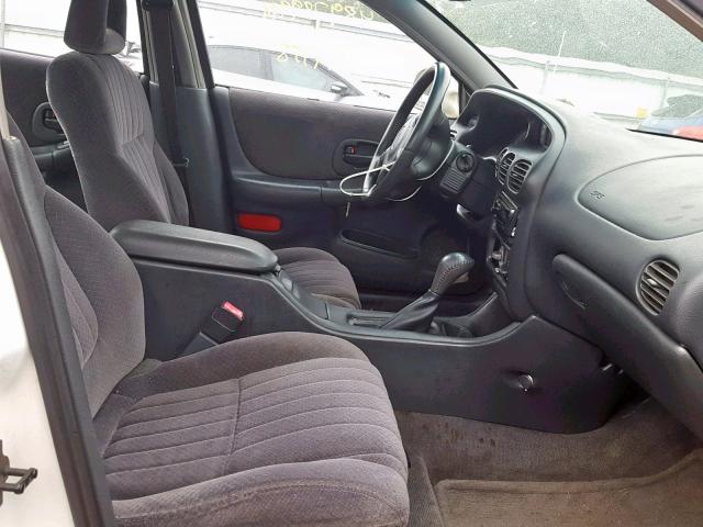 1G2WP52K12F106740 - 2002 PONTIAC GRAND PRIX WHITE photo 5