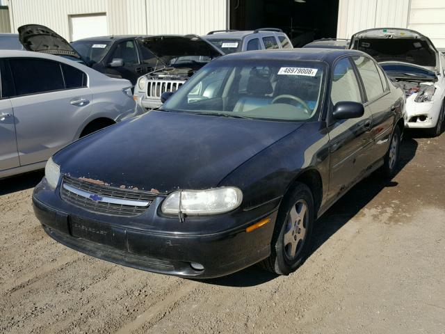 1G1NE52J72M571029 - 2002 CHEVROLET MALIBU LS BLACK photo 2