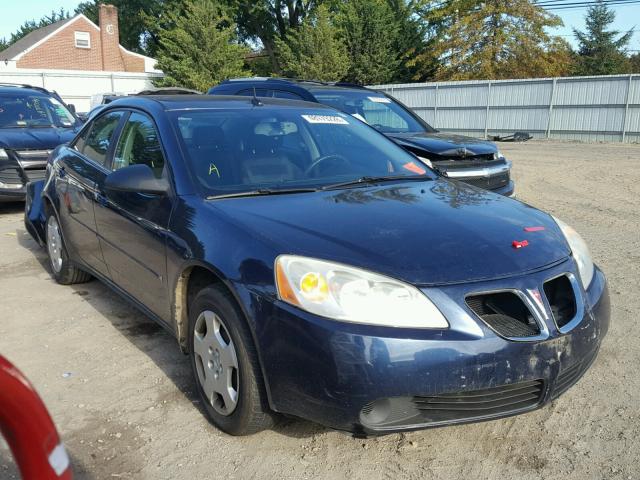 1G2ZF57B384136111 - 2008 PONTIAC G6 VALUE L BLUE photo 1