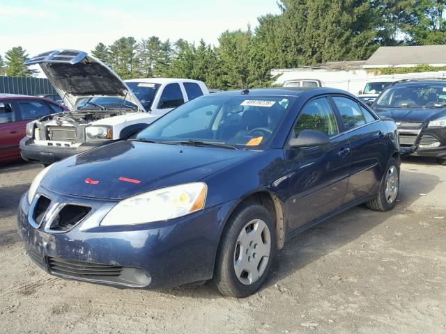 1G2ZF57B384136111 - 2008 PONTIAC G6 VALUE L BLUE photo 2