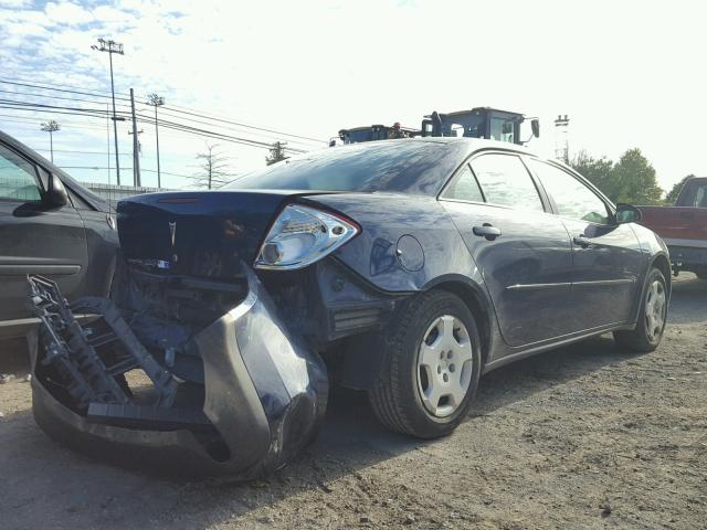 1G2ZF57B384136111 - 2008 PONTIAC G6 VALUE L BLUE photo 4