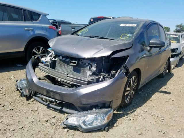 3HGGK5G82FM723017 - 2015 HONDA FIT EX SILVER photo 2