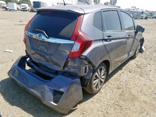 3HGGK5G82FM723017 - 2015 HONDA FIT EX SILVER photo 4