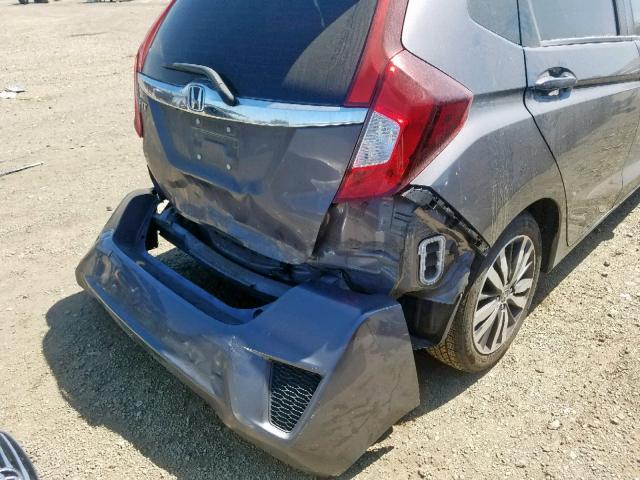 3HGGK5G82FM723017 - 2015 HONDA FIT EX SILVER photo 9