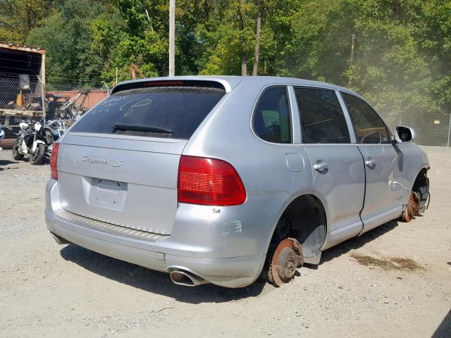 WP1AB29P96LA66837 - 2006 PORSCHE CAYENNE S SILVER photo 4