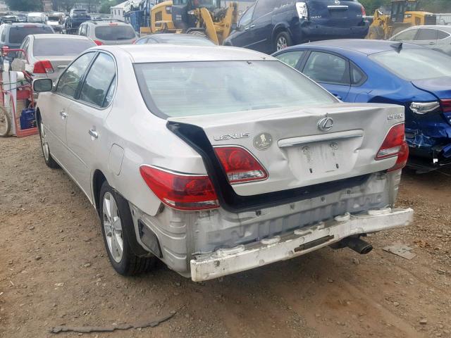 JTHBA30G755064601 - 2005 LEXUS ES 330 GRAY photo 3