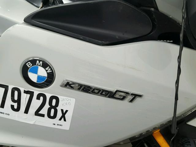 WB1061108CZX81043 - 2012 BMW K1600 GT WHITE photo 17