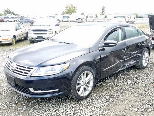 WVWBP7AN8GE500878 - 2016 VOLKSWAGEN CC BASE BLACK photo 2