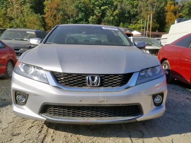 1HGCT2B81EA005570 - 2014 HONDA ACCORD EXL SILVER photo 9