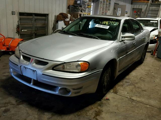 1G2NV52E82M534005 - 2002 PONTIAC GRAND AM G SILVER photo 2