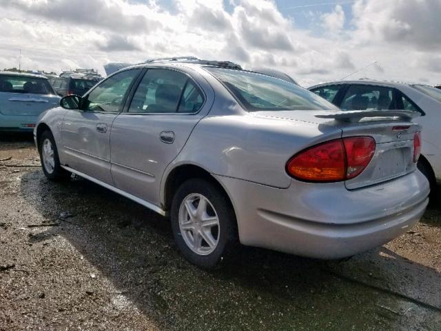 1G3NL52EX2C288193 - 2002 OLDSMOBILE ALERO GL SILVER photo 3