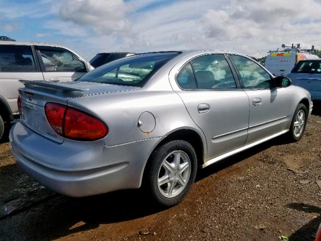 1G3NL52EX2C288193 - 2002 OLDSMOBILE ALERO GL SILVER photo 4