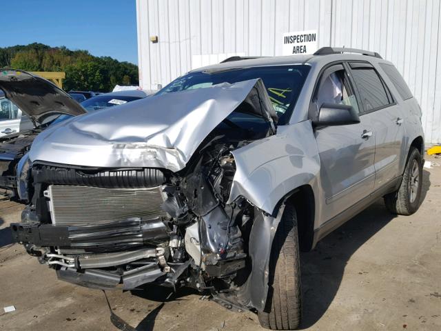 1GKKVNED0GJ296617 - 2016 GMC ACADIA SLE SILVER photo 2