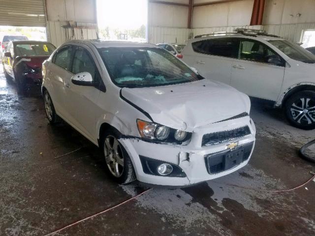 1G1JE5SB2D4118009 - 2013 CHEVROLET SONIC LTZ WHITE photo 1