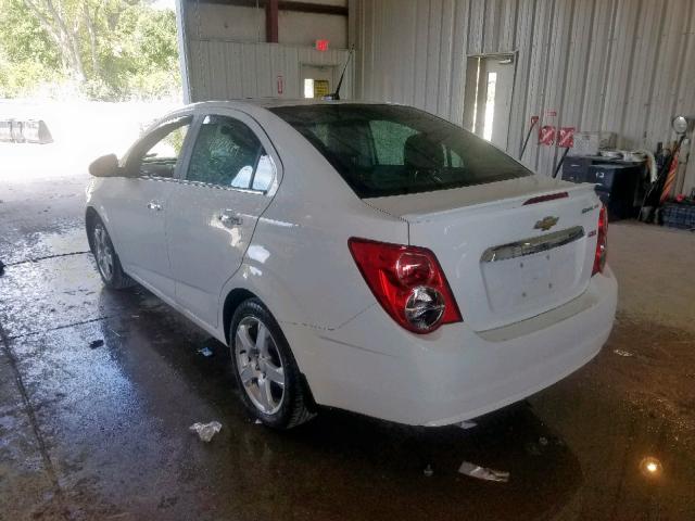 1G1JE5SB2D4118009 - 2013 CHEVROLET SONIC LTZ WHITE photo 3