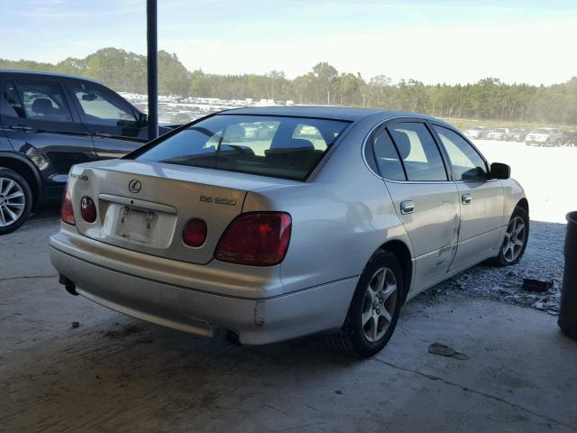 JT8BD69S230174353 - 2003 LEXUS GS 300 SILVER photo 4