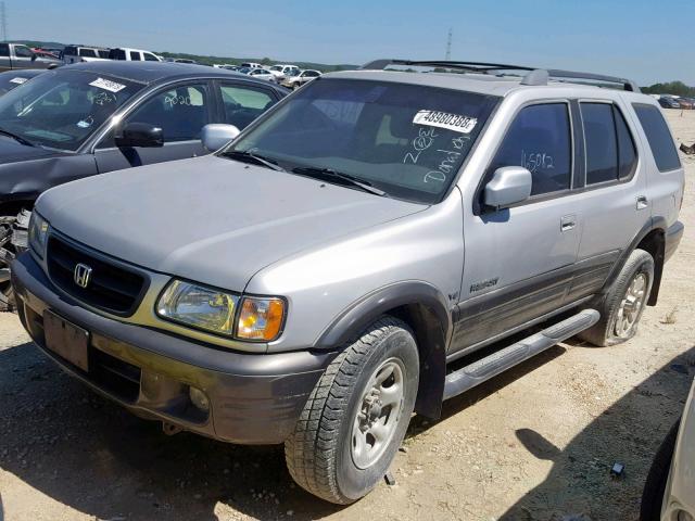 4S6CK58W114405696 - 2001 HONDA PASSPORT E Gümüş foto 2