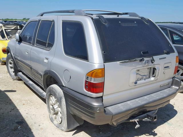 4S6CK58W114405696 - 2001 HONDA PASSPORT E Gümüş foto 3