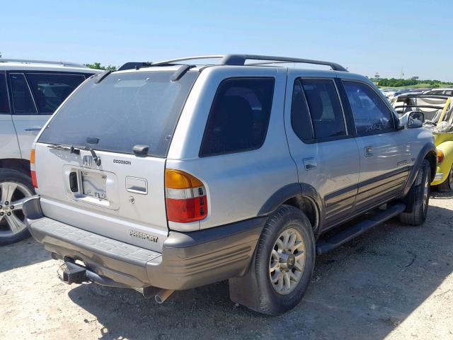 4S6CK58W114405696 - 2001 HONDA PASSPORT E Gümüş foto 4