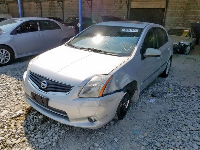 3N1AB6AP5BL675817 - 2011 NISSAN SENTRA 2.0 SILVER photo 2