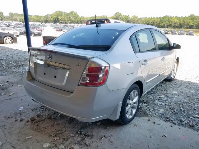 3N1AB6AP5BL675817 - 2011 NISSAN SENTRA 2.0 SILVER photo 4