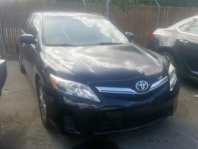 4T1BB3EK0BU136442 - 2011 TOYOTA CAMRY HYBR BLACK photo 1