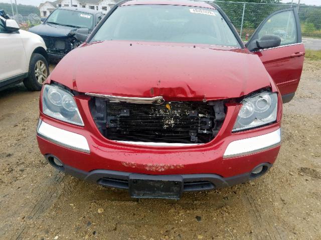 2C8GF68495R650366 - 2005 CHRYSLER PACIFICA T RED photo 7