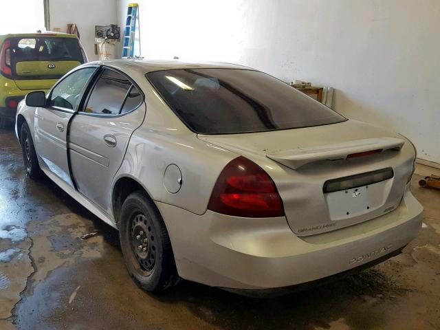 2G2WP522251131951 - 2005 PONTIAC GRAND PRIX SILVER photo 3