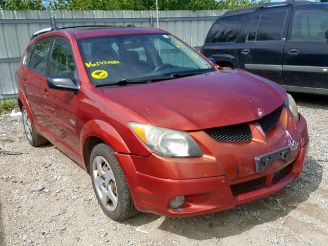 5Y2SL62834Z453892 - 2004 PONTIAC VIBE RED photo 1