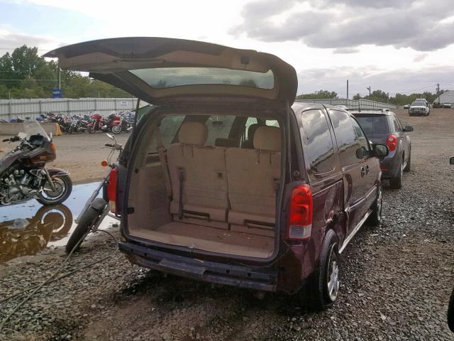 1GNDV23W28D204843 - 2008 CHEVROLET UPLANDER L 栗色 照片 4