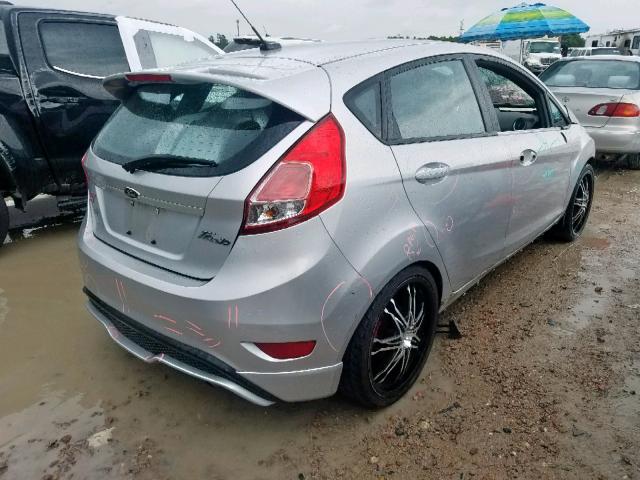 3FADP4GX9EM125175 - 2014 FORD FIESTA ST SILVER photo 4