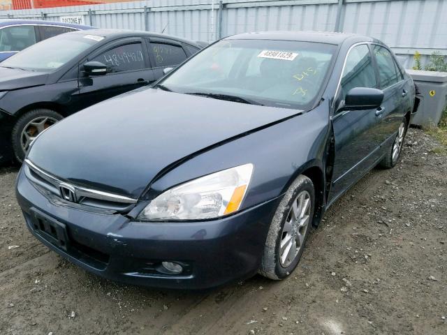 1HGCM66556A801633 - 2006 HONDA ACCORD EX GRAY photo 2