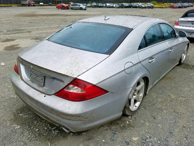 WDDDJ72X97A083892 - 2007 MERCEDES-BENZ CLS 550 SILVER photo 4