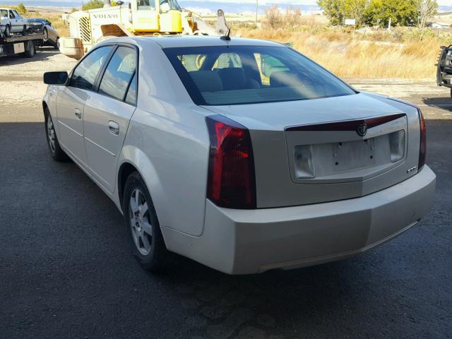 1G6DP567350160513 - 2005 CADILLAC CTS HI FEA WHITE photo 3