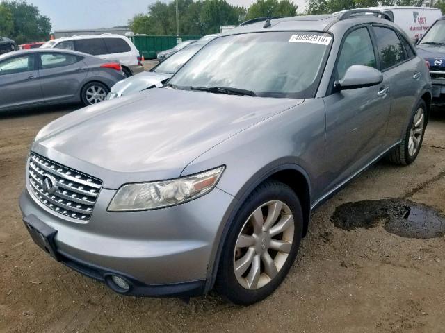 JNRAS08W93X203858 - 2003 INFINITI FX35 GRAY photo 2