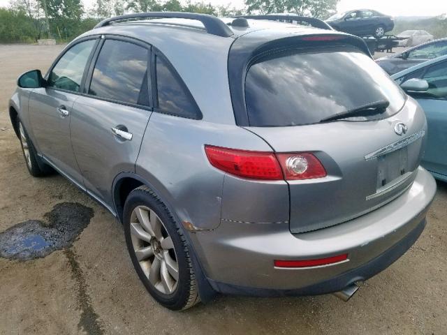 JNRAS08W93X203858 - 2003 INFINITI FX35 GRAY photo 3